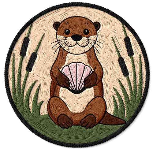 Otter Aufnäher zum Aufbügeln, bestickt, für Kleidung, Rucksäcke, Taschen, Jeans, Jacken, Größe 7,6 cm, ID45095 Otter Aufnäher zum Aufbügeln, bestickt, für Kleidung, Rucksäcke, Taschen, Jeans, Jacken, Größe 7,6 cm, ID45095 von No Thorns Media