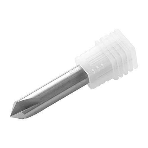 NoLOGO Schaftfräser aus Aluminium, 60, 90, 120 Grad, beschichtet, 3 Rillen, Anfasen, Hartmetall, 3 mm, 4 mm, 5 mm, 6 mm (Größe: 6 x 50 LX120R) von NoLOGO