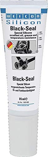 WEICON Black-Seal 85 ml | Silikonkleber | vielseitige Dichtmasse | schwarz von NoName