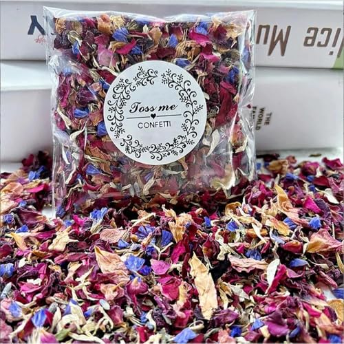 Noaxylic 12 Packungen Hochzeitskonfetti, Blütenkonfetti Hochzeit, 100% Blütenblätter Hochzeit, Natürliche Hochzeits-Konfetti, Biologisch Konfetti Rose Abbaubar, für Geburtstag, Vorschlag, Party Noaxylic 12 Packungen Hochzeitskonfetti, Blütenkonfetti Hochzeit, 100% Blütenblätter Hochzeit, Natürliche Hochzeits-Konfetti, Biologisch Konfetti Rose Abbaubar, für Geburtstag, Vorschlag, Party von Noaxylic