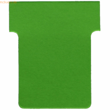 5 x Nobo T-Karte Gr. 1,5 VE=100 Stück grün von Nobo