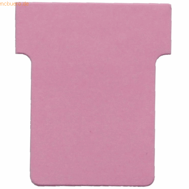 5 x Nobo T-Karte Gr. 1,5 VE=100 Stück rosa von Nobo