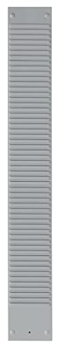 Nobo 1900405 Kartentafel-Zubehör Kartenträger für Stecksystem, Index 4, 1 Stück, grau von Nobo
