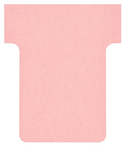 Nobo Kartentafel Zubehör T-Karten, Größe 1.5, 100 Stück, pink von Nobo