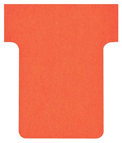 Nobo Kartentafel Zubehör T-Karten, Größe 1.5, 100 Stück, rot von Nobo