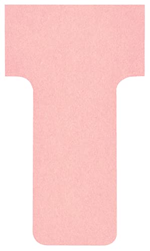 Nobo Kartentafel Zubehör T-Karten, Index 1, 100 Stück, pink von Nobo