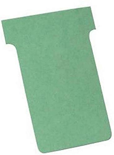 Nobo Kartentafel Zubehör T-Karten in Blisterverpackung, Größe 3, 100 Stück, grün von Nobo