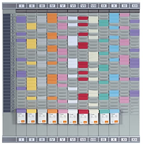 Nobo T-Karten Professionales Planungsset, Wandmontage, Haftnotizen Set mit 12 Spalten & 32 Slots, Größe 1,5, enthält T-Karten, Indexspalte, bedruckte Etiketten & Etikettenhalter, 2920080 Nobo T-Karten Professionales Planungsset, Wandmontage, Haftnotizen Set mit 12 Spalten & 32 Slots, Größe 1,5, enthält T-Karten, Indexspalte, bedruckte Etiketten & Etikettenhalter, 2920080 von Nobo