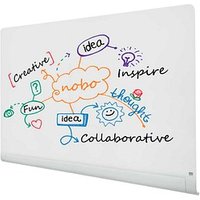 nobo Glas-Magnettafel Impression Pro 126,0 x 71,0 cm weiß von Nobo