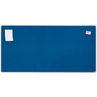 nobo Pinnwand Premium Plus 240,0 x 120,0 cm Textil blau von Nobo