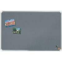 nobo Pinnwand Premium Plus 90,0 x 60,0 cm Textil grau von Nobo