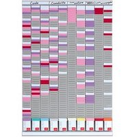 nobo Stecktafel 64,5 x 96,0 cm 10 Spalten von Nobo