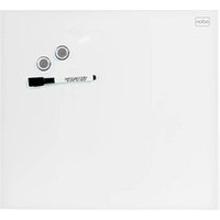 nobo Glas-Magnettafeln 30,0 x 30,0 cm brillant weiß von Nobo