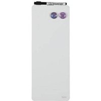 nobo Glas-Magnettafel Mini 14,0 x 36,5 cm weiß von Nobo