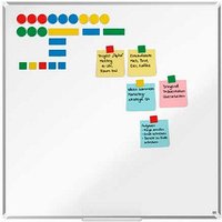 nobo Whiteboard Premium Plus 120,0 x 120,0 cm weiß, silber lackierter Stahl von Nobo