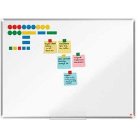 nobo Whiteboard Premium Plus 120,0 x 90,0 cm weiß, silber lackierter Stahl von Nobo