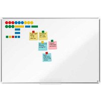 nobo Whiteboard Premium Plus 150,0 x 100,0 cm weiß, silber emaillierter Stahl von Nobo
