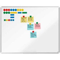 nobo Whiteboard Premium Plus 150,0 x 120,0 cm weiß, silber lackierter Stahl von Nobo