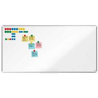 nobo Whiteboard Premium Plus 180,0 x 90,0 cm weiß, silber lackierter Stahl von Nobo