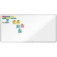 nobo Whiteboard Premium Plus 200,0 x 100,0 cm weiß, silber lackierter Stahl von Nobo