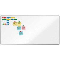 nobo Whiteboard Premium Plus 240,0 x 120,0 cm weiß, silber emaillierter Stahl von Nobo