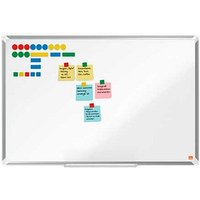 nobo Whiteboard Premium Plus 90,0 x 60,0 cm weiß, silber lackierter Stahl von Nobo