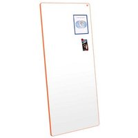 nobo mobiles Whiteboard Move & Meet 90,0 x 180,0 cm orange, weiß lackierter Stahl von Nobo