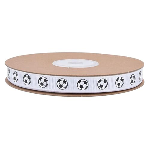 10mm Baseball Ribbons, Sports Softball Bands Soft Ball Ribbons Grosgrain Bands for Gift Wrapping Sports Party Supplies for DIY Crafts Hair Bow Decoration (1,30 Yards) von Nocyclonic