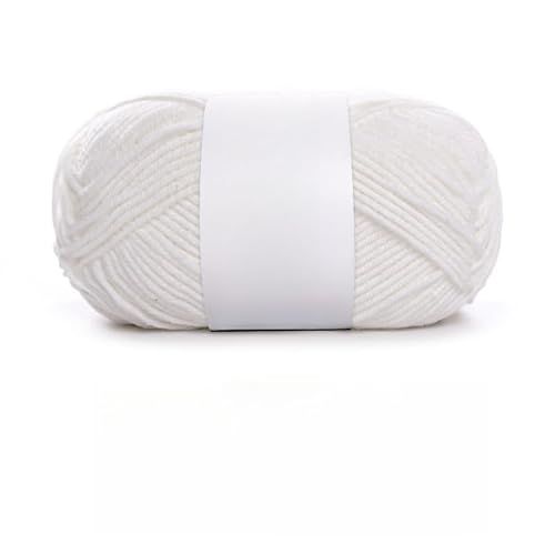12 Stück Cotton yarn Häkelgarn für Anfänger Acrylgarn Wolle zum Stricken Mehrfarbig Einfaches Strickgarn zum Häkeln Mehrfarbiges Garn Stricken Häkeln und DIY Basteln (2) von Nocyclonic