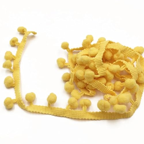 Fringe Trim Band Pom Pom Spitzen für Näharbeit Nähen DIY Handwerk Home Party Dekorationen (10,18M) von Nocyclonic