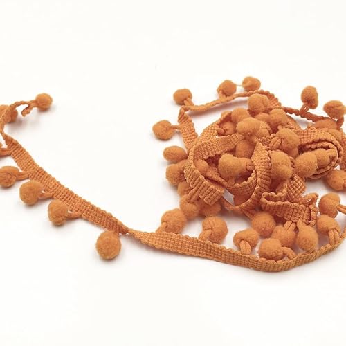 Fringe Trim Band Pom Pom Spitzen für Näharbeit Nähen DIY Handwerk Home Party Dekorationen (12,18M) von Nocyclonic