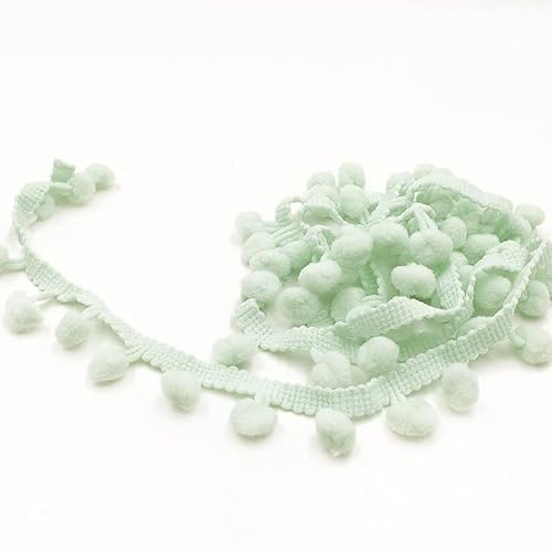 Fringe Trim Band Pom Pom Spitzen für Näharbeit Nähen DIY Handwerk Home Party Dekorationen (14,18M) von Nocyclonic