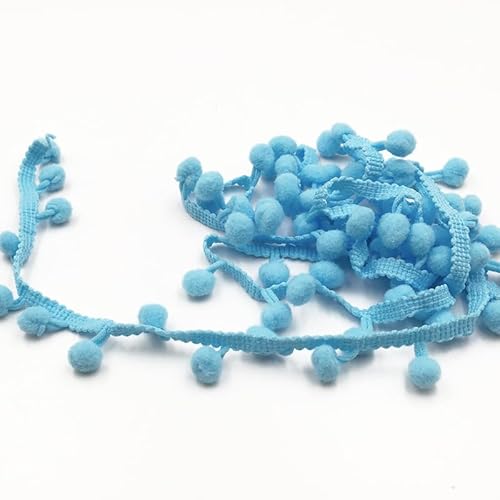 Fringe Trim Band Pom Pom Spitzen für Näharbeit Nähen DIY Handwerk Home Party Dekorationen (15,18M) von Nocyclonic