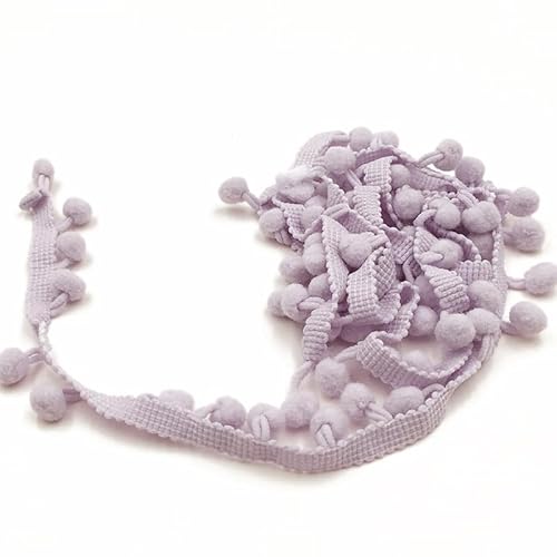 Fringe Trim Band Pom Pom Spitzen für Näharbeit Nähen DIY Handwerk Home Party Dekorationen (16,18M) von Nocyclonic