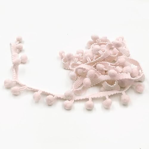 Fringe Trim Band Pom Pom Spitzen für Näharbeit Nähen DIY Handwerk Home Party Dekorationen (2,18M) von Nocyclonic