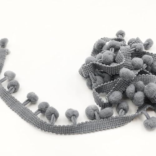 Fringe Trim Band Pom Pom Spitzen für Näharbeit Nähen DIY Handwerk Home Party Dekorationen (25,18M) von Nocyclonic