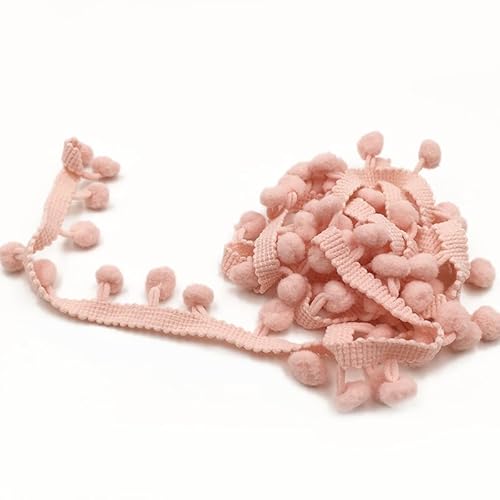 Fringe Trim Band Pom Pom Spitzen für Näharbeit Nähen DIY Handwerk Home Party Dekorationen (3,18M) von Nocyclonic