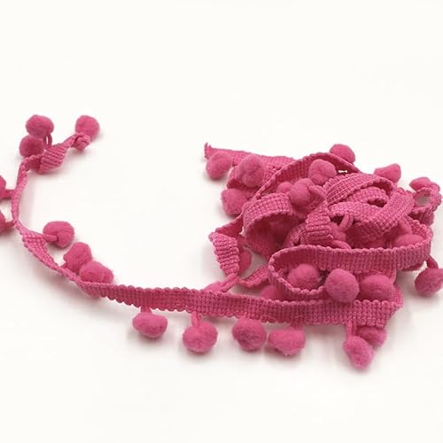 Fringe Trim Band Pom Pom Spitzen für Näharbeit Nähen DIY Handwerk Home Party Dekorationen (4,18M) von Nocyclonic