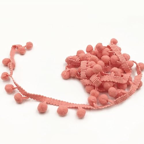Fringe Trim Band Pom Pom Spitzen für Näharbeit Nähen DIY Handwerk Home Party Dekorationen (6,18M) von Nocyclonic