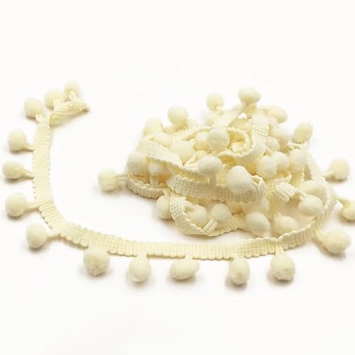 Fringe Trim Band Pom Pom Spitzen für Näharbeit Nähen DIY Handwerk Home Party Dekorationen (7,18M) von Nocyclonic