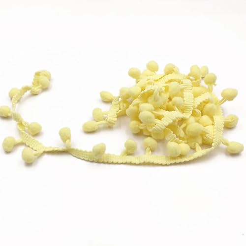Fringe Trim Band Pom Pom Spitzen für Näharbeit Nähen DIY Handwerk Home Party Dekorationen (8,18M) von Nocyclonic