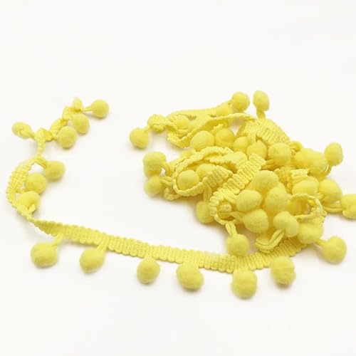 Fringe Trim Band Pom Pom Spitzen für Näharbeit Nähen DIY Handwerk Home Party Dekorationen (9,18M) von Nocyclonic