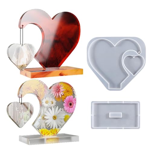 Silikonform Herz, Herzform Bilderrahmen Formen Epoxidharz Formen Herz Puzzle Silikonformen Epoxidharz Herz Bilderrahmen GießForm für DIY Handwerk Handgefertigte Geschenke Silikonform Herz, Herzform Bilderrahmen Formen Epoxidharz Formen Herz Puzzle Silikonformen Epoxidharz Herz Bilderrahmen GießForm für DIY Handwerk Handgefertigte Geschenke von Noeborty