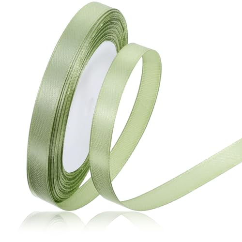 Nogeqi 2 Rollen Satinband Salbeigrün 10mm Breit, 22m Geschenkband Grün Seidenband, Schleifenband Eukalyptus Grün Für Geschenkverpackung, Hochzeitsdeko, Basteln, Diy-Projekte Nogeqi 2 Rollen Satinband Salbeigrün 10mm Breit, 22m Geschenkband Grün Seidenband, Schleifenband Eukalyptus Grün Für Geschenkverpackung, Hochzeitsdeko, Basteln, Diy-Projekte von Nogeqi