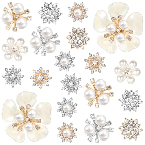 Nogeqi 20 Stück Perlmutt Knöpfe Zum Annähen, Knöpfe Groß Zum Basteln Schmuck, Große Glitzer Perlen Strassknöpfe, Rhinestones Pearl Buttons For Clothes Vintage Zum Kleben Ist Kleber Nötig Nogeqi 20 Stück Perlmutt Knöpfe Zum Annähen, Knöpfe Groß Zum Basteln Schmuck, Große Glitzer Perlen Strassknöpfe, Rhinestones Pearl Buttons For Clothes Vintage Zum Kleben Ist Kleber Nötig von Nogeqi