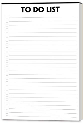 To-Do-Liste: 14 x 21,5 cm, 50 Blatt, To-Do-Listen-Notizblock mit Planer, Checklisten-Organisation, Abreißen, einfache Schrift, linierte To-Do-Liste, Notizbuch Ideal für Büro oder persönlichen Gebrauch To-Do-Liste: 14 x 21,5 cm, 50 Blatt, To-Do-Listen-Notizblock mit Planer, Checklisten-Organisation, Abreißen, einfache Schrift, linierte To-Do-Liste, Notizbuch Ideal für Büro oder persönlichen Gebrauch von Nokingo