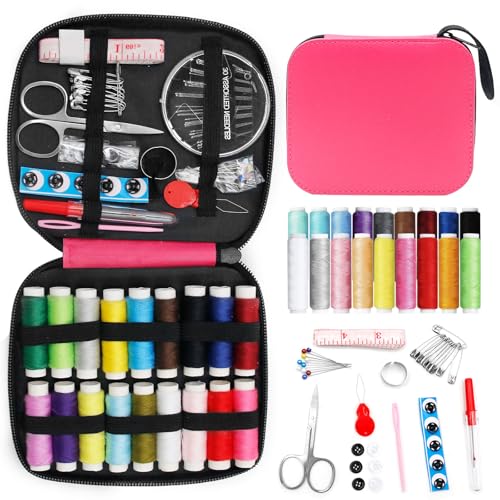 Reise-Nähset,Nähset Grundausstattung,Sewing Kit,86 Stück Nähzubehör,enthält Nähgarn, Nadeln, Schere,nähzubehör,Knöpfe usw,Sewing Kit für Erwachsene, Anfänger, Familien, Reisen und Notfälle Reise-Nähset,Nähset Grundausstattung,Sewing Kit,86 Stück Nähzubehör,enthält Nähgarn, Nadeln, Schere,nähzubehör,Knöpfe usw,Sewing Kit für Erwachsene, Anfänger, Familien, Reisen und Notfälle von Nokwocy