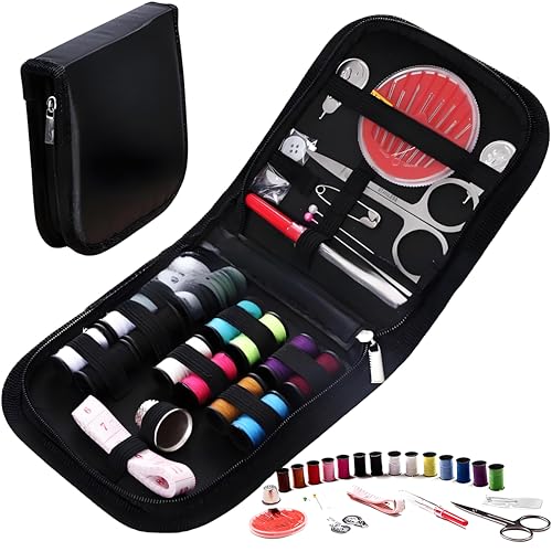 Reise-Nähset,Nähset Grundausstattung,Sewing Kit,enthält Nähgarn, Nadeln, Schere,nähzubehör,Knöpfe usw,Sewing Kit für Erwachsene, Anfänger, Familien, Reisen und Notfälle Reise-Nähset,Nähset Grundausstattung,Sewing Kit,enthält Nähgarn, Nadeln, Schere,nähzubehör,Knöpfe usw,Sewing Kit für Erwachsene, Anfänger, Familien, Reisen und Notfälle von Nokwocy