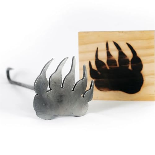 Bear Paw Markeneisen, personalisierbar, einfach zu bedienen, für besondere Anlässe, Hot Branding, für personalisierte Bastelarbeiten Bear Paw Markeneisen, personalisierbar, einfach zu bedienen, für besondere Anlässe, Hot Branding, für personalisierte Bastelarbeiten von Noonedibs
