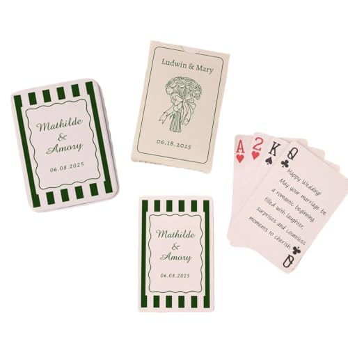 Benutzerdefiniertes Hochzeitsgästebuch, alternative Spielkarten – Blanko-Spielkartendeck, einzigartiges Hochzeitsandenken, Hochzeitszeremonie, Empfangsspiel, individuell, einzigartige Karten-Sets Benutzerdefiniertes Hochzeitsgästebuch, alternative Spielkarten – Blanko-Spielkartendeck, einzigartiges Hochzeitsandenken, Hochzeitszeremonie, Empfangsspiel, individuell, einzigartige Karten-Sets von Noonedibs